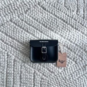 Dr. Martens Black Mini Bag with Silver Buckle